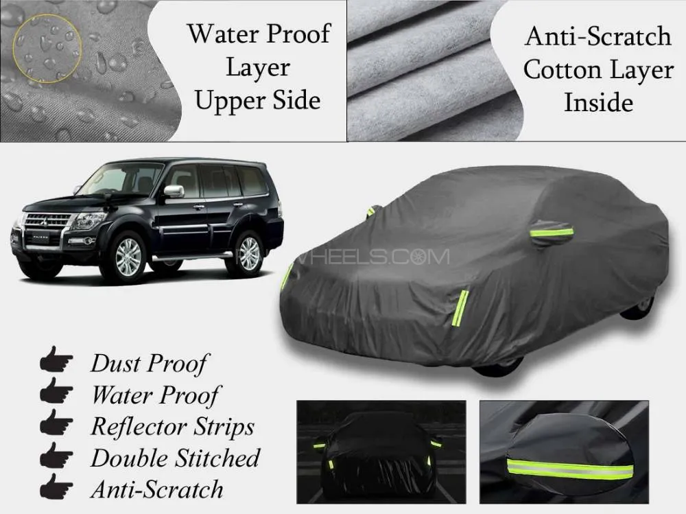 Mitsubishi Pajero 2016-21 Top Cover | Grey | Anti-Scratch | Double Layer | Heat Proof | Water Proof Image-1