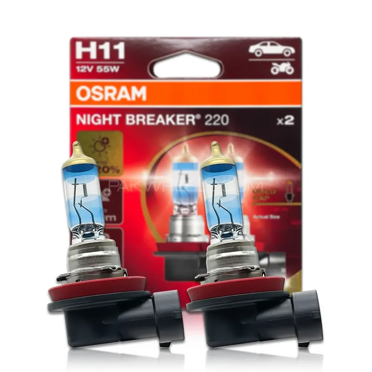 H11 - Osram Night Breaker Laser 220% For Low Beam/Fog Lights - Germany - New Edition  Image-1