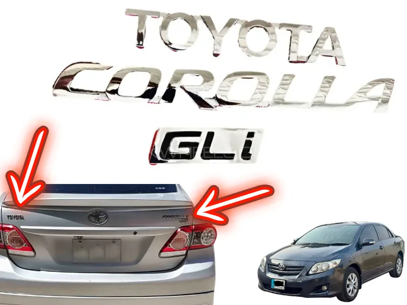 Toyota Corolla 2009-2014 Rear Logo  Image-1
