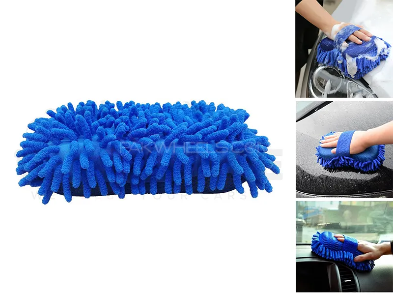 AutozCare Microfiber Wash Sponge Pad Image-1