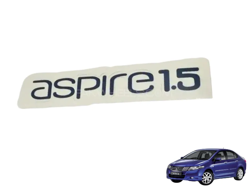 Honda City 2009-2021 ASPIRE 1.5 Sticker - 1 Pcs Image-1