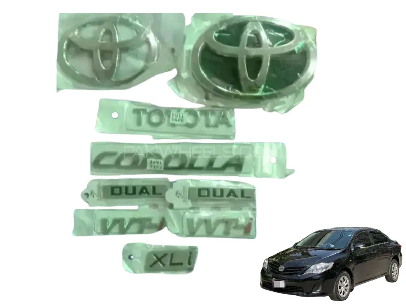 Toyota Corolla Xli 2009-2014 Monograms & Logo  Image-1