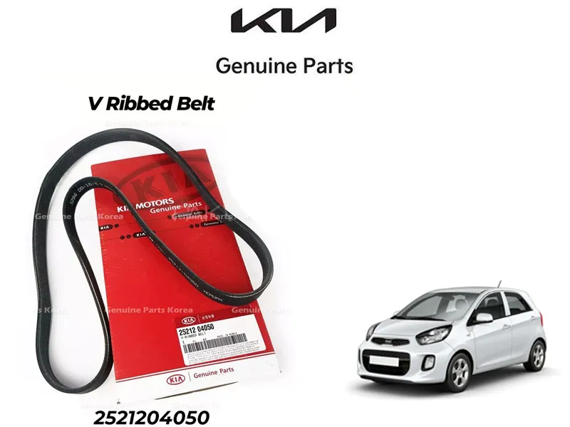 Genuine Ribbed Belt-V for KIA Picanto 2019 to 2024 Image-1