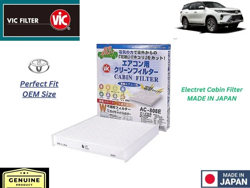 Toyota Fortuner Ledgender 2016-2024 VIC Cabin Filter - Made in Japan Image-1