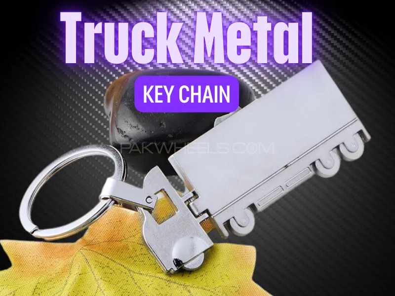Metal Truck Key Chain Image-1