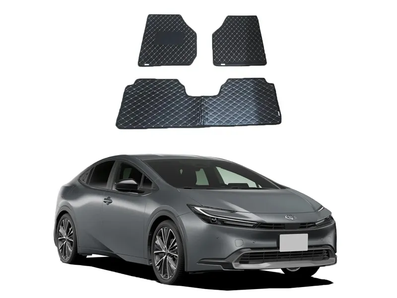 Toyota Prius HEV 7D Floor Mat ( Flat Style ) - Model 2022-2025 Image-1