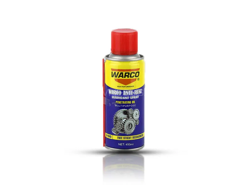 Warco 450ml Big SIZE Anti-Rust Lubricant Spray for Cars Protects Metal Parts Image-1