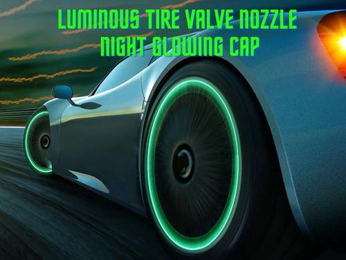Luminous Tire Valve Cap | Tyre Valve Cap | Two Sets 4+4 Luminous Tire Valve Cap | Tyre Valve Cap | Two Sets 4+4