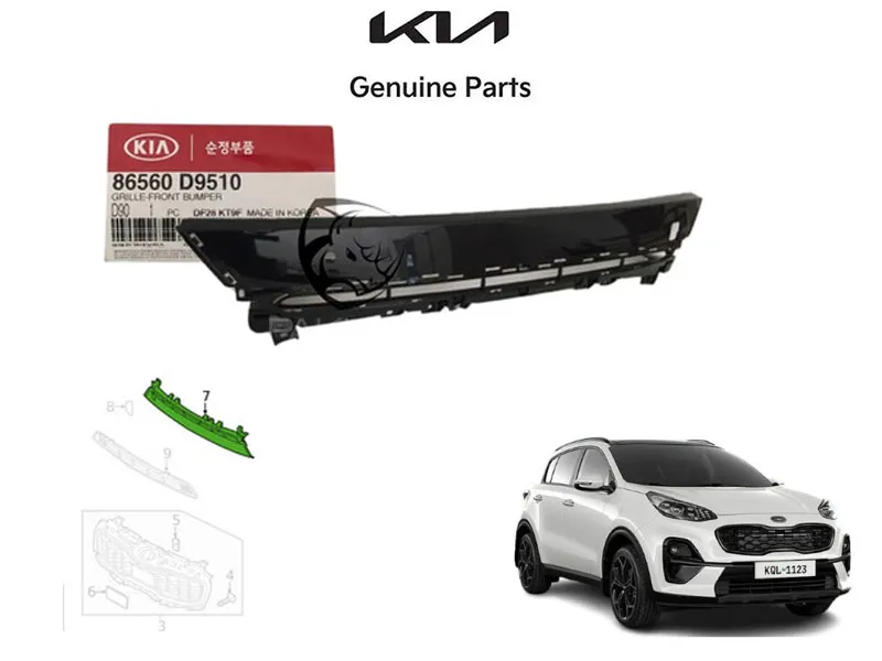 Genuine Grill Front Bumper for KIA Sportage 2019 to 2024 Image-1