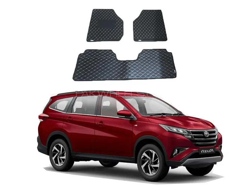 Toyota Rush Hold 7D Floor Mats (Flat Style) Image-1