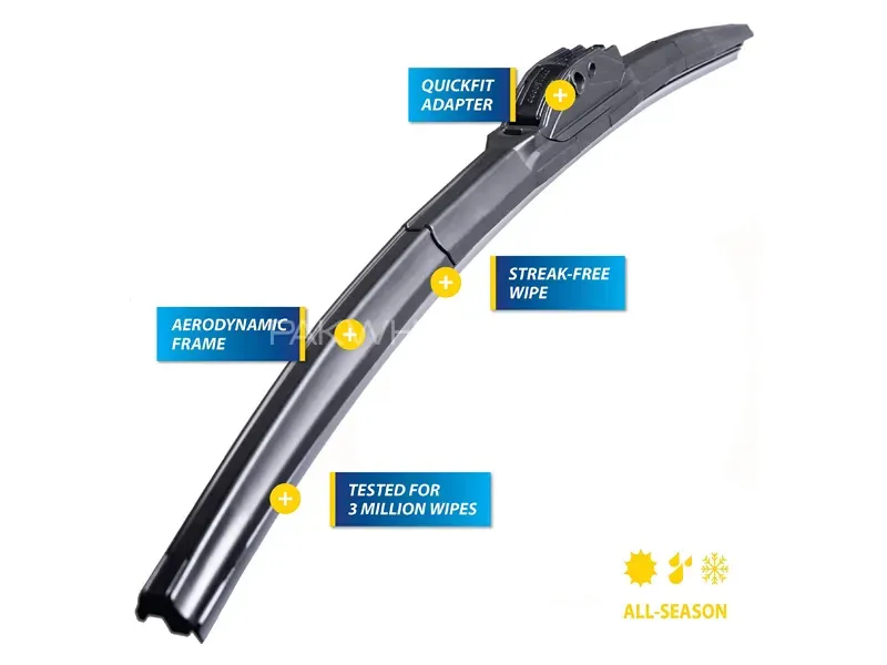 Goodyear Car Flat Wiper Blades For Honda Accord CF 1998-2002 Silicone Blades Steak Free Anti Scratch Image-1