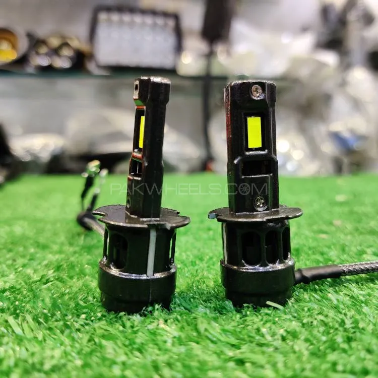 Mini H3 LED Headlight Mini Style For Car 2 Pcs Set Image-1