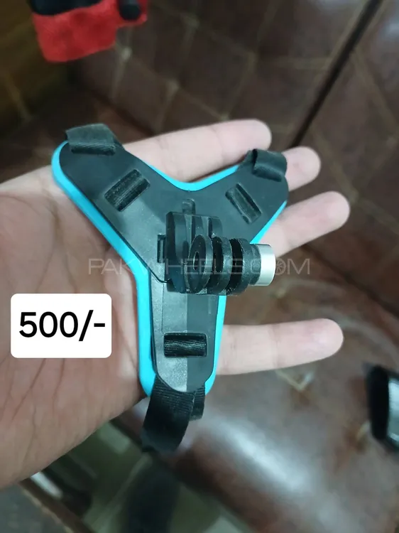 Helmet go pro holder for mobile also Image-1