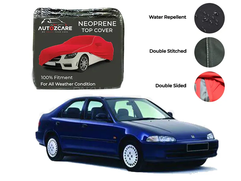 Honda Civic Neoprene Top Cover - Model 1992-1995 Image-1