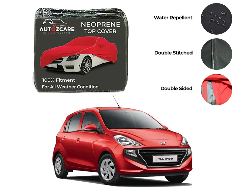 Hyundai Santro Neoprene Top Cover Model 2003-2014 Image-1