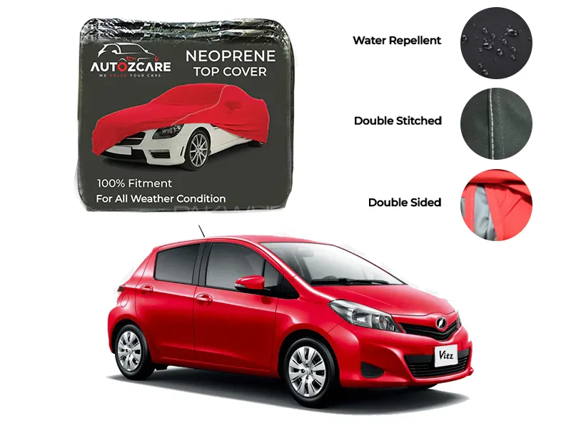 Toyota Vitz Neoprene Top Cover - Model 2005-2011 Image-1
