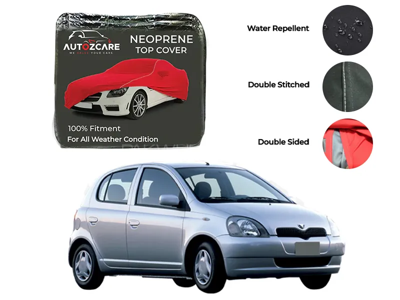 Toyota Vitz Neoprene Top Cover - Model 1998-2004 Image-1
