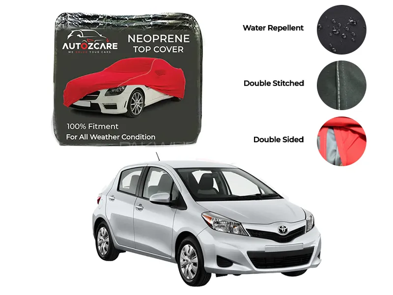 Toyota Vitz Neoprene Top Cover - Model 2021-2025 Image-1