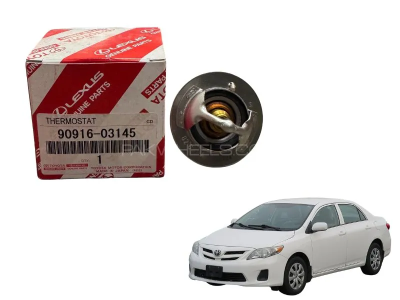 Toyota Corolla 2009-2024 Altis Grande Thermostat Valve 90916-03145 Genuine  Image-1