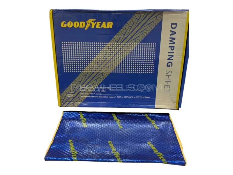 GoodYear Automotive Sound Deadener Vibration Damping Sheet 5Pcs Image-1