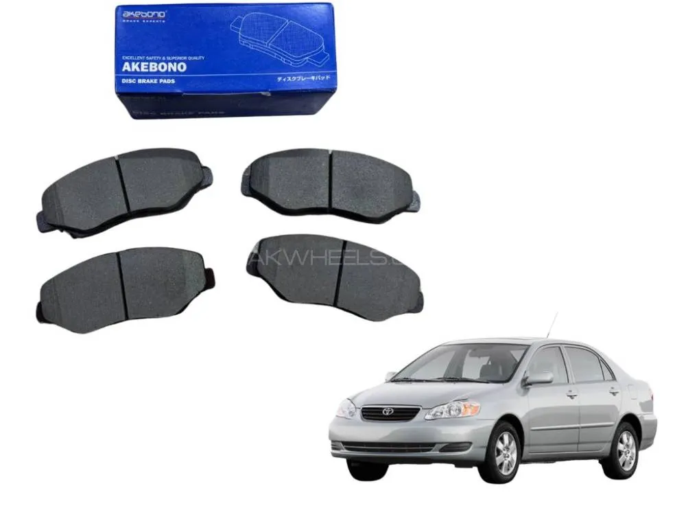 Toyota Corolla 2002-2008  Front Disc Pad Akebano Japan AN-634 wk Image-1