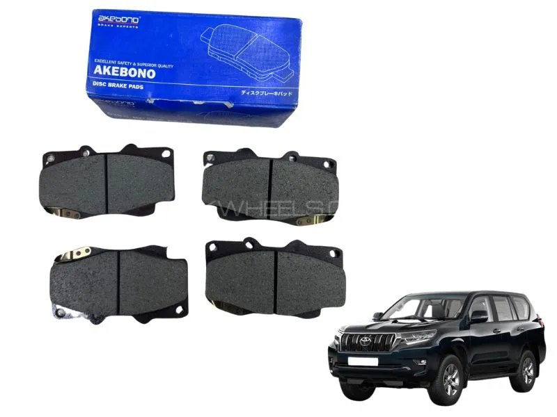 Toyota Prado 2005-2024 Front Disc Pad Akebono Japan An-690 WK Image-1