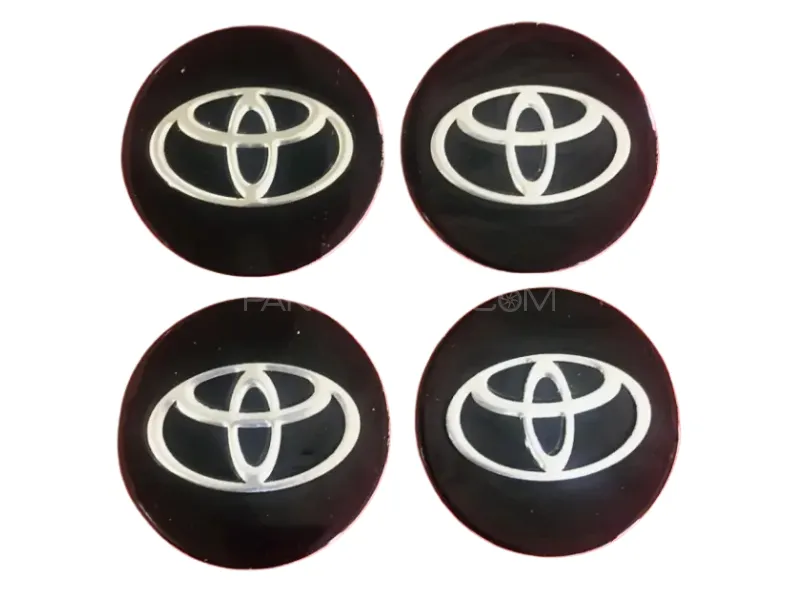 Toyota Wheel Cap Stickers | 4 Pieces | 2.2 Inches