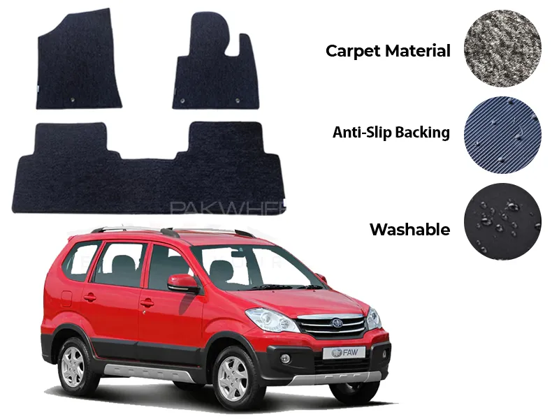 Faw Sirius Fitting Carpet Floor Mat 3PCS - Model 2013-2018 Image-1
