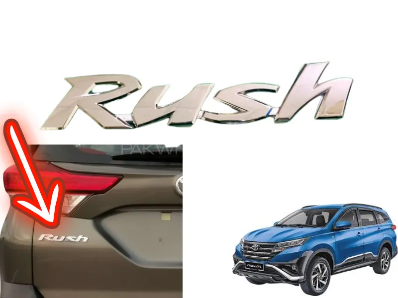 Toyota Rush 2005-2017 Emblem - 1 Pcs Image-1