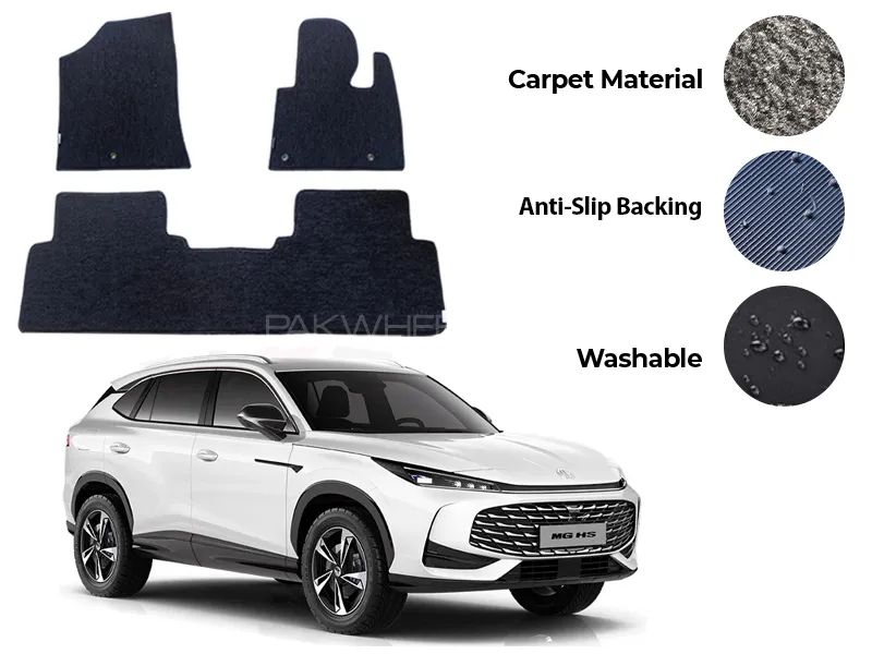 MG HS Genuine Fitting Carpet Floor Mat 3PCS - Model 2020-2025 Image-1