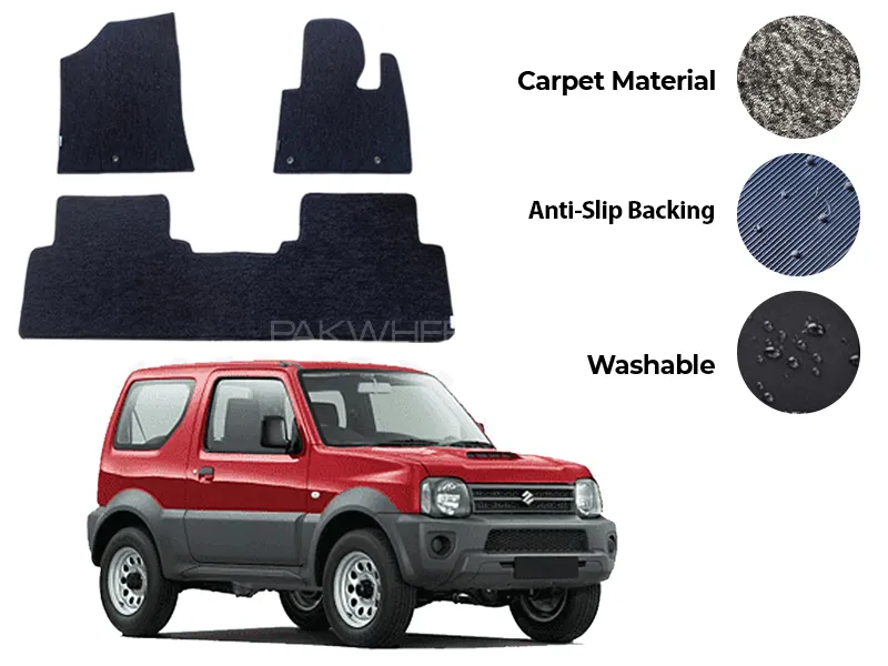 Suzuki Jimny Genuine Fitting Carpet Floor Mat 4PCS - Model 1998-2018