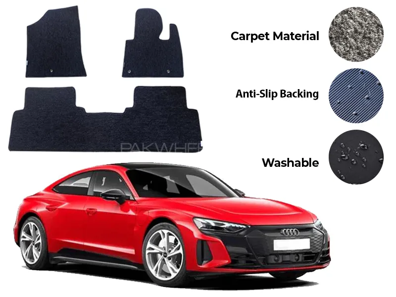 Audi E-Tron GT Genuine Fitting Carpet Floor Mat 4PCS - Model 2021-2024 Image-1
