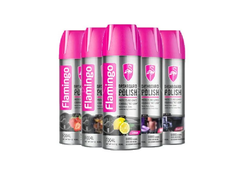 Flamingo Dashboard Polish 450ml – Ultimate Shine & Protection for Your Car Interior Image-1