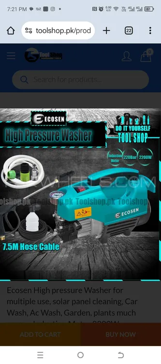 ecosan induction motor high pursue car and solar washer 2150 Image-1