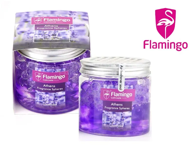 Flamingo Air Freshener | Athens Spheres | Lavendar | Car Perfume | Image-1