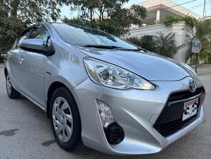 TOYOTA AQUA S KEY START MULTI PACKAGE NEW SHAPE (1500cc)
Model 2015 || Registered 2019 end
Silver Color
1/2 pc touchup 
99,000 KMS Driven
New Blue Interior
Climate control A/c
Multi Steering
100% BATTERY AND ABS  
Radar 
Interior is as crispy as new 
Still Smells Like New 
Extremely good condition 
Just like a brand new car
EXCHANGE POSSIBLE WITH ANY CAR
 
For inspection
Available at SUPREME CARS
Plot # 151/F,Under Imam heights,Shop no.1&2, Main Khalid Bin Walid Rd, Karachi, Sindh 75400

|  Premium Cars  |  Best Prices  |  Optimum Performance | 
#supremecarsgang