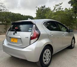 TOYOTA AQUA S KEY START MULTI PACKAGE NEW SHAPE (1500cc)
Model 2015 || Registered 2019 end
Silver Color
1/2 pc touchup 
99,000 KMS Driven
New Blue Interior
Climate control A/c
Multi Steering
100% BATTERY AND ABS  
Radar 
Interior is as crispy as new 
Still Smells Like New 
Extremely good condition 
Just like a brand new car
EXCHANGE POSSIBLE WITH ANY CAR
 
For inspection
Available at SUPREME CARS
Plot # 151/F,Under Imam heights,Shop no.1&2, Main Khalid Bin Walid Rd, Karachi, Sindh 75400

|  Premium Cars  |  Best Prices  |  Optimum Performance | 
#supremecarsgang