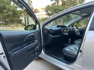 TOYOTA AQUA S KEY START MULTI PACKAGE NEW SHAPE (1500cc)
Model 2015 || Registered 2019 end
Silver Color
1/2 pc touchup 
99,000 KMS Driven
New Blue Interior
Climate control A/c
Multi Steering
100% BATTERY AND ABS  
Radar 
Interior is as crispy as new 
Still Smells Like New 
Extremely good condition 
Just like a brand new car
EXCHANGE POSSIBLE WITH ANY CAR
 
For inspection
Available at SUPREME CARS
Plot # 151/F,Under Imam heights,Shop no.1&2, Main Khalid Bin Walid Rd, Karachi, Sindh 75400

|  Premium Cars  |  Best Prices  |  Optimum Performance | 
#supremecarsgang
