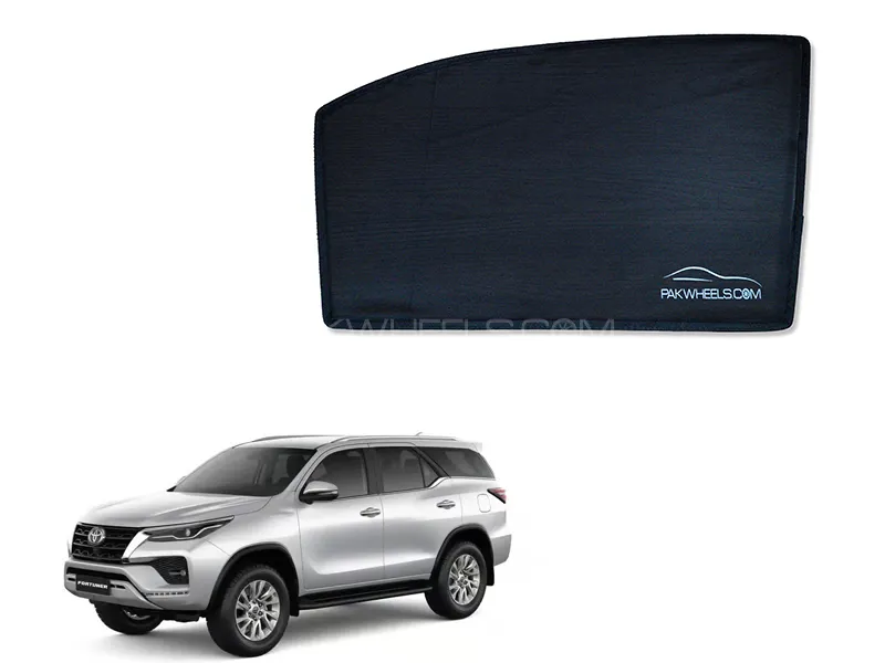 PakWheels Side Shade For Toyota Fortuner 2017-2025  6 Pcs Image-1