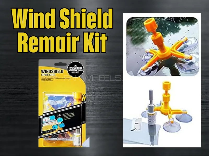 Car Windshield Repair Kit - Windshield Chip Repair Kit with Windshield Repair Resin for Fix Auto Gla Image-1