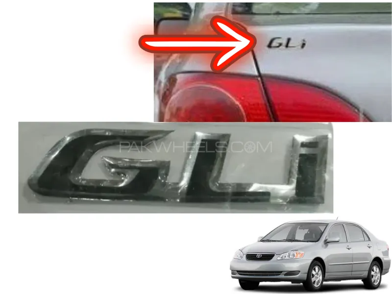 Toyota Corolla Gli Sticker 2000-2005 Image-1
