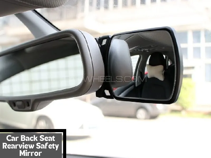 Baby Kids Children Car Back Seat Rearview Safety Mirror Portable Adhesive 360-Degreee Rotatable Image-1