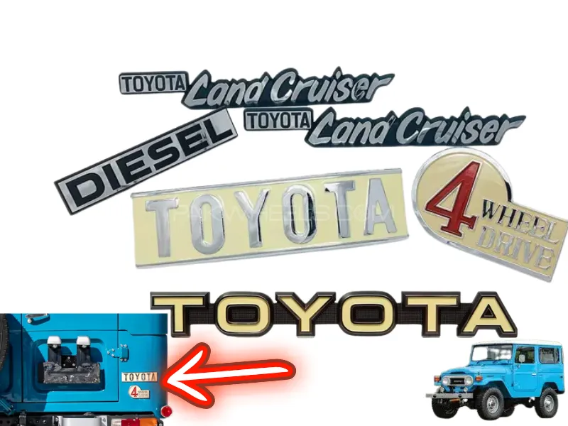 Toyota Land Cruiser Emblem FJ40 BJ40 40 Series 1969-1986 Emblem  Image-1