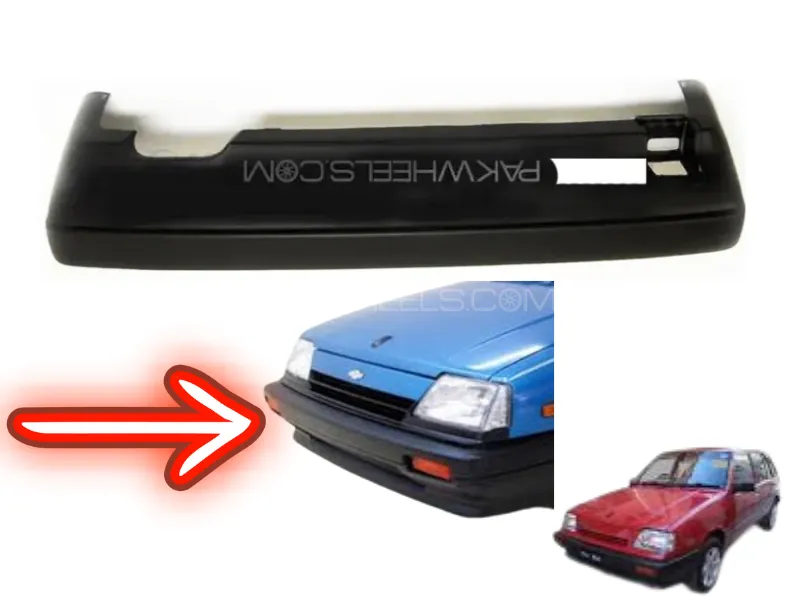 Suzuki Khyber 1988-1998 Genuine Front Bumper | Black Image-1