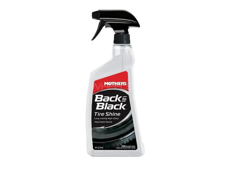 Mothers Back to Black Tire Shine 24oz - Made in USA Image-1
