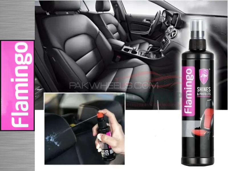 Flamingo Shine And Protect – 295ml F027 – Car Leather Protectant Image-1