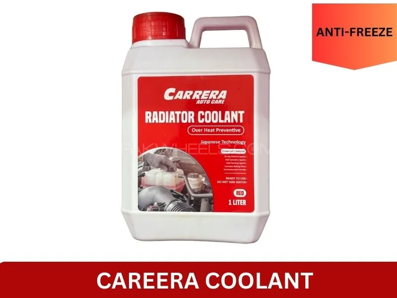 Carrera Long Life Coolant (Over Heat-Preventive) Red 1ltr Image-1