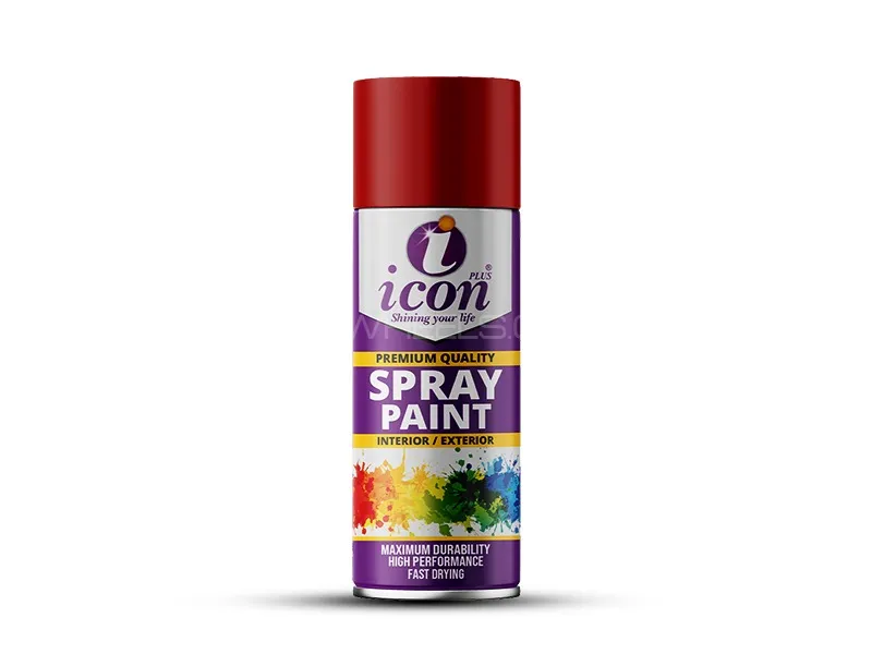 Icon Plus Spray Paint 300ml - Scarlet Red Image-1