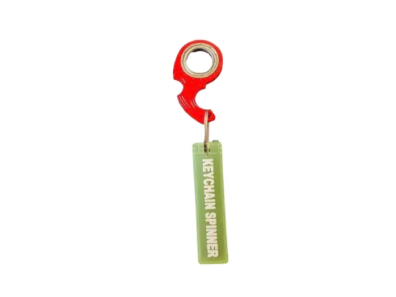 Zingfix Stainless Steel Fidget Spinner Keychain Image-1
