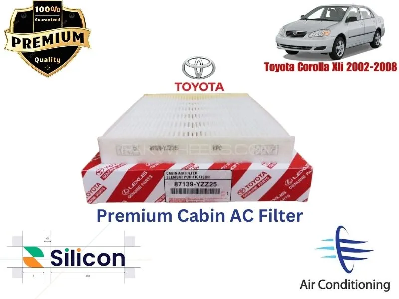 Toyota Corolla 2002-2008 Premium Quality Cabin Filter - Imported Image-1